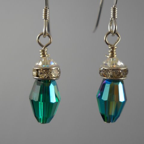 Swarovski Crystal Holiday Lights Earrings